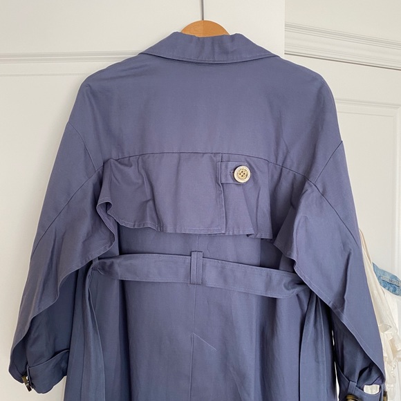 Blue Jazzevar Trenchcoat - Picture 9 of 15